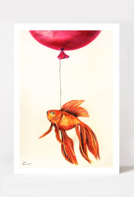 Print arta „Dream about flying”