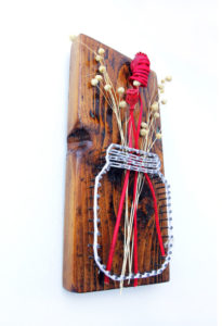 tablou stringart lemn