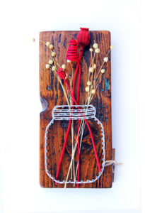 tablou stringart lemn
