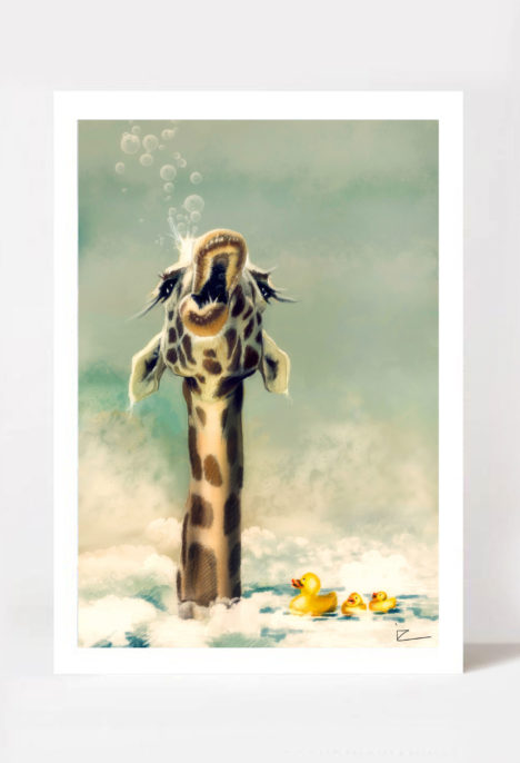 Print arta „The Bath”