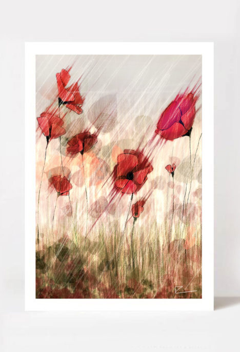 Print arta „Poppies”