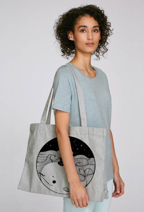 Shopping Bag - "Circus Whale"