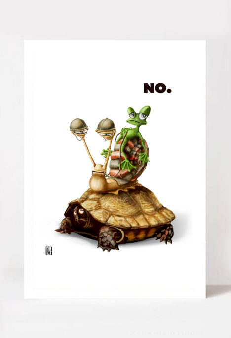 Print arta „No”