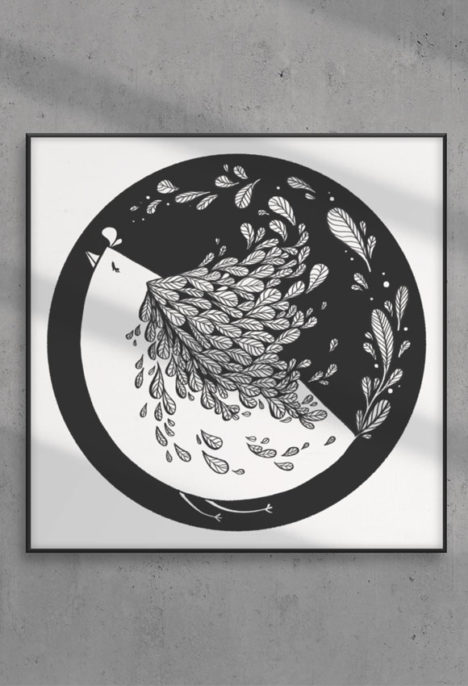 Print arta „Birdie”
