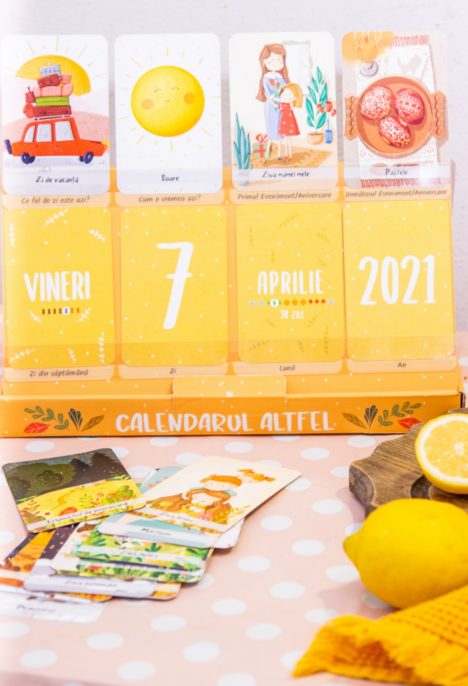 Calendarul Altfel- Invata notiunea timpului si datele importante din an
