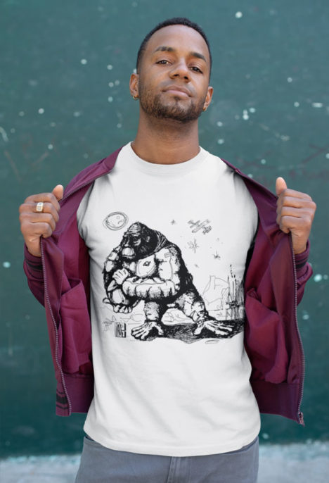Tricou barbati "Cosmo Monkey"