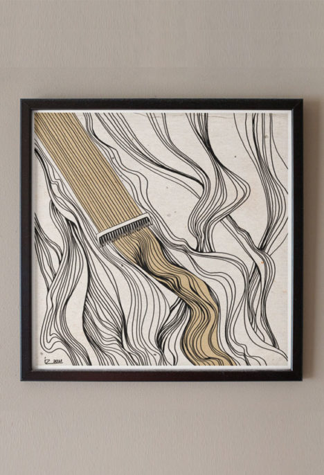 Print arta „Tangled”