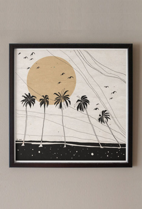 Print arta „The sunset, the freedom”