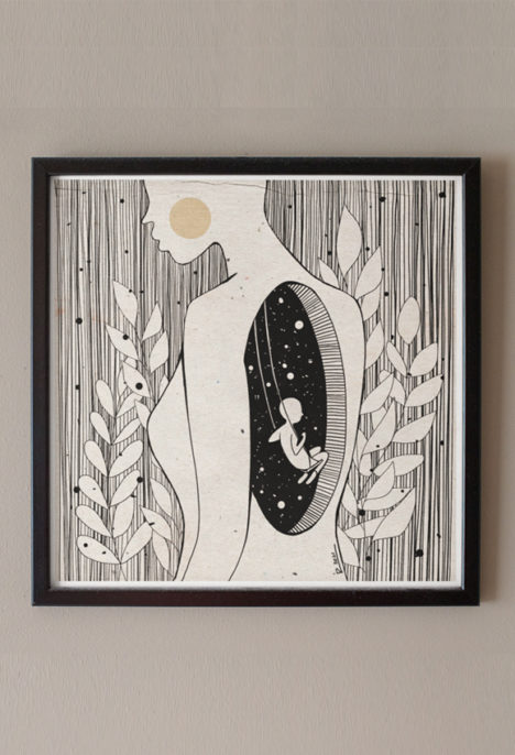 Print arta „My universe”