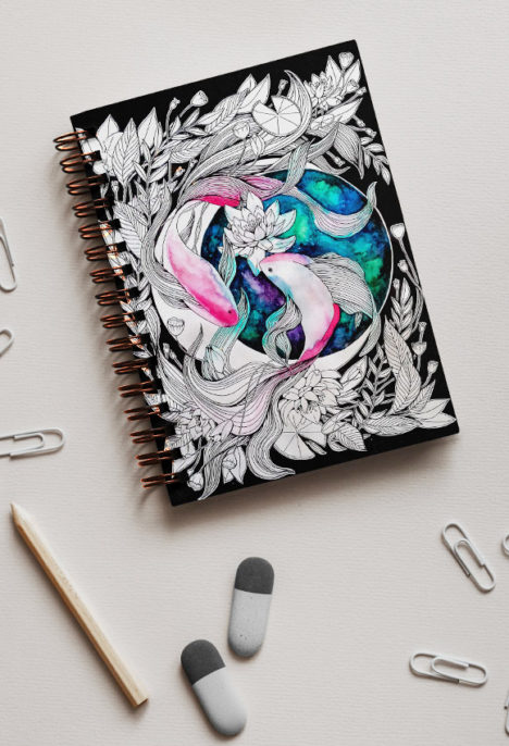 Notebook - "Underwater Dance"