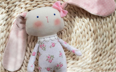 Papusa handmade - "Iepuras"