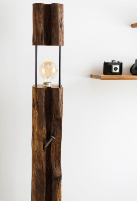 Lampadar cu bec Edison