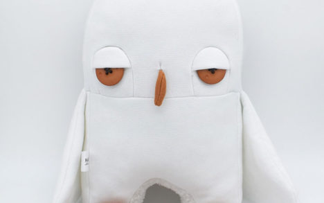 Figurina decorativa handmade - "Bufnita alba"