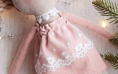 Papusa handmade - "Catifea"
