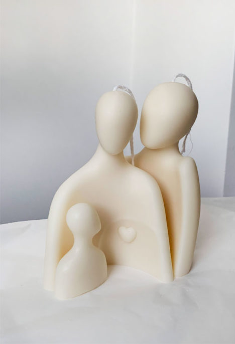 Set lumanari decorative "Family 4"