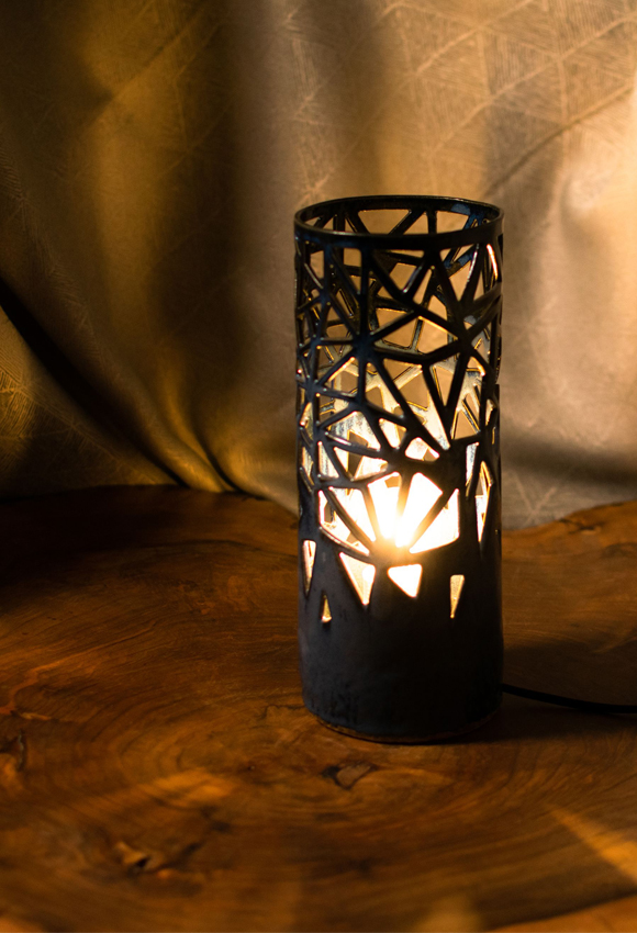 Veioza ceramica - "Forme geometrice"